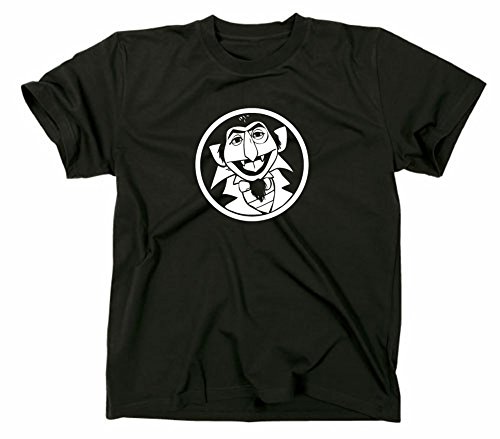 GRAF Zahl Fun T-Shirt, The Count, M, schwarz Cover