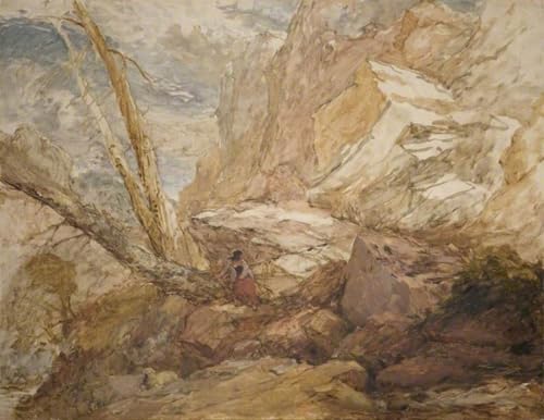Peinture l'agneau disparu par David Cox affiche impression toile murale 60x90