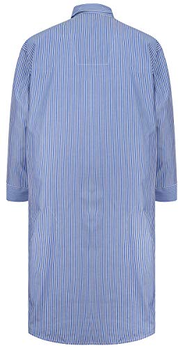 Camicia da Notte in Puro Cotone a Righe - Uomo (M)...