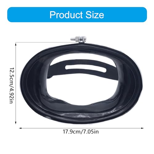 Máscara de snorkel a prueba de fugas con visión amplia para bucear 2
