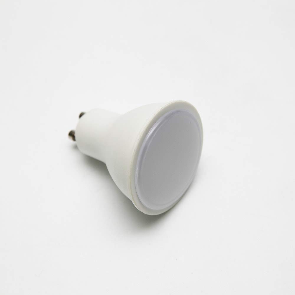 TEVEA Einbaustrahler Led - GU10 5W 230V - Chrom Gebürstet - Einbauspots - Lichtfarbe Kaltweiss - Einbauleuchten 5er Pack