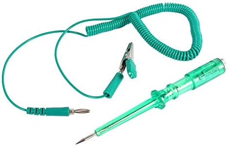 Electrical Circuit Tester Auto Car Circuit Test Pen Dc 6v 12v 24v Light Bulb Voltage (green) Fuse Tester Car Fuse Checker Pens with Test Light