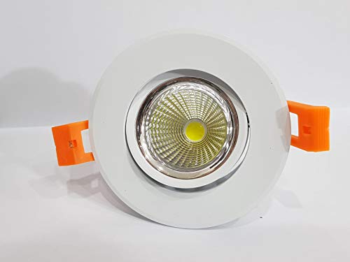 LOTTO 10 PEZZI FARO FARETTO INCASSO 7W COB SPOT