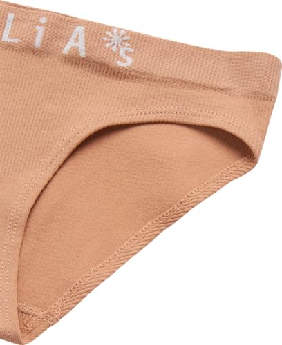 dELiA*s Girls Bikini Underwear - 4 Pack Breathable Soft Seamless Underwear Ribbed Panties for Girls (Sizes 7-16)4
