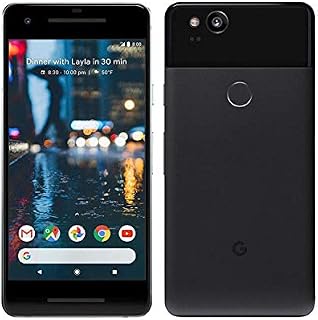 Google Pixel 2 64 GB, Black Factory Unlocked (Renewed)