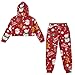 YECARYPOD Christmas Toddler Kids Tracksuit for Girls 8-9Y Athletic Jogging Suit 2 Piece Soft Hoodie+ Athletic Jogger Sweatpants Girls' Sweatsuits Hip Hop Dance Fashion Clothing Sets