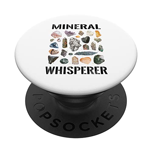 Mineral Susurro Mineralogía Rocas Piedras Geología PopSockets PopGrip Intercambiable