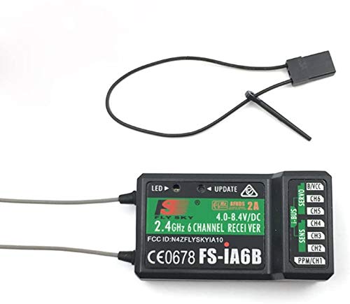 Hobbymate Flysky Fs-I6X 6-10 Channels Radio Transmitter For Rc Airplane, Rc Helicopter, Fpv Drone Quadcopter W/Fs-Ia6B Receiver - Mode 2 #TOP2