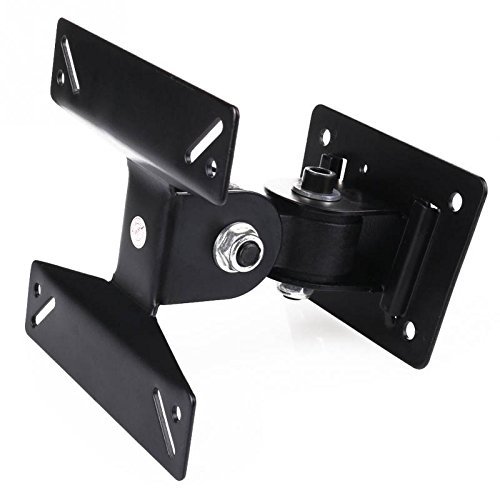 HOJI New Tv Wall Stand Universal Slim Tilt & Swivel Full Motion TV Wall Mount Bracket for 14-26 Inch PC Monitor TFT LCD LED Plasma OLED Flat Curved Screen TVs, VESA 50x50mm 100x100mm 33Lbs (B08ZLB55CJ) Amazon Price History, Amazon Price Tracker