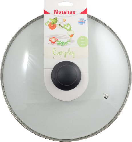 Consejos para Comprar Tapas para sartenes . 40 Metaltex 319028 Tapa de Vidrio Surten, 28 cm