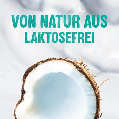 Alpro Kokosnussdrink mit Reis – Vegan, milchfrei, glutenfrei – Ohne Zuckerzusatz – Von Natur aus laktosefrei – Reich an Ballaststoffen, Calcium und Vitaminen– 8 x 1L – Haltbar