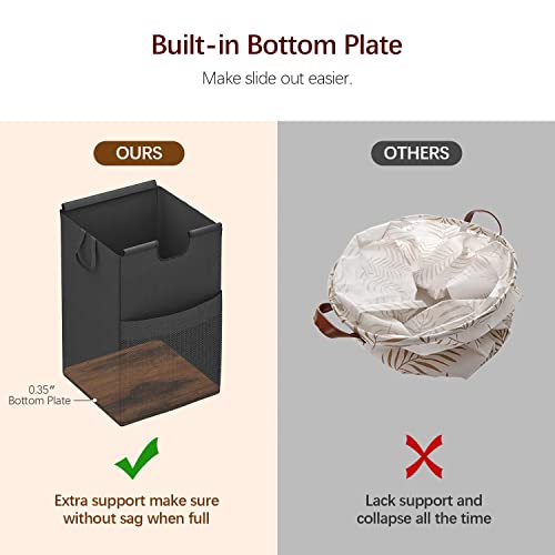 Lulive Double Laundry Hamper, Multifunctional Laundry Basket Organizer, 112L Laundry Sorter With Removable Bags And Fabric Handles, Large Top Shelf Laundry Bag For Bathroom, Dorm, Laundry Room #TOP3