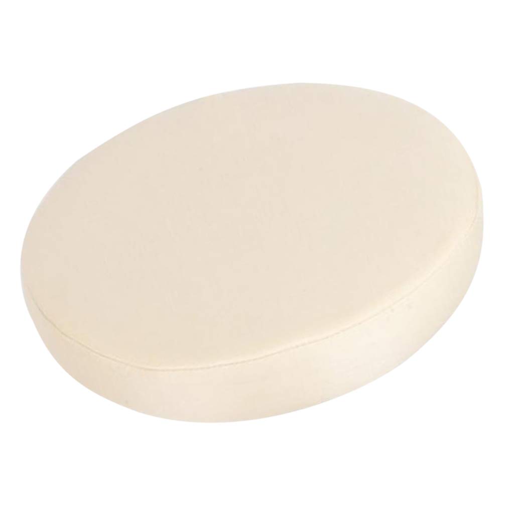 Fenteer Non-slip Bar Stool Cover Round Sleeve Band Height 10cm Home Fashions, Beige_33x10cm, as described