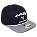 New Era NY New York Yankees 9FORTY M-Crown Arch Snapback Cap, Adjustable Hat Navy Blue Grey