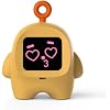 AI Desktop Companion Robot with Chat, Translation & Alarm Clock, Smart Interactive Pet with Emotional Expressions, Voice Assistant & Learning Features, Cute Desk Gadget (Yellow)