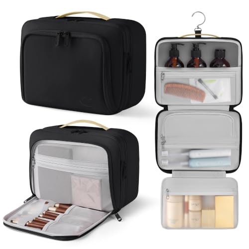 Travel Hanging Toiletry Bag for Women, Makeup Travel Organizer Cosmetic Bag