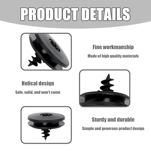 WeddHuis 8 Piezas Clips Alfombrillas Coche de Soporte para Alfombras de Coche Hebilla Antideslizante 3 en 1 Universales Clips de Soporte para Alfombrillas y Moquetas - imagen 3