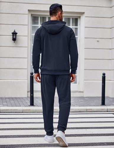 Survêtement athlétique homme COOFANDY ensemble stretch bicolore - 4