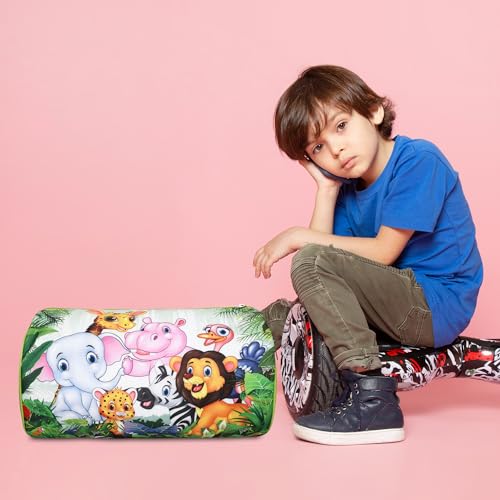 Image of Stylbase Kids Duffle Travel Bag | Durable Lightweight Polyester Sports & Gym Kids Luggage Carry Bag for Boys & Girls | Travelling Bag for Swimming, Dance, School & Weekend Trips