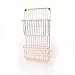 Two Tier Wall File Holder – Copper Plated Durable Metal Rack with Spacious Slots for Easy Organization, Mounts on Wall and Door for Office, Home, and Work – by Designstyles