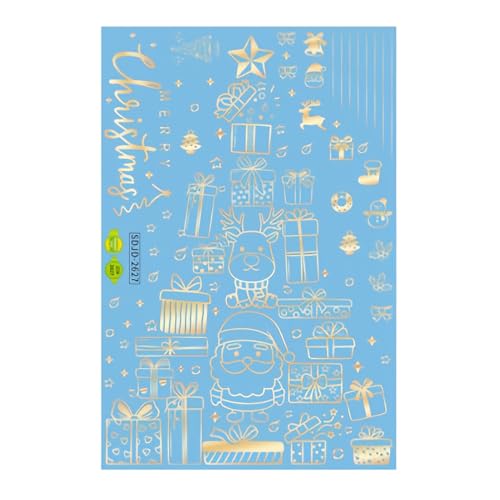 クリスマス 窓用シール, フェスティブ デコレーション, 室内用 両面 ホリデー シール, オフィス 教室 キュ ービクル パーティー ホーム キッチン バスルーム 小売 住宅 商業 用