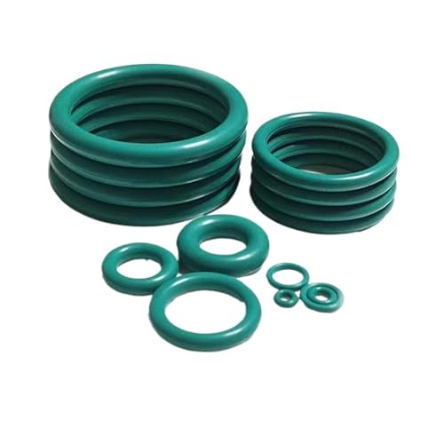 FKM Cs3.5mm Fluorine Rubber O-Ring Chemical Resistant Sealing Gasket for Industrial Use O-Ring Seal OD10-86mm(OD 15mm 10Pcs)