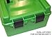 R-100-MAG - Deluxe Ammo Box 100 Round Handle WSM WSSM Ultra Mag, Green