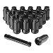 YITAMOTOR Lug Nuts 12x1.5 Acorn, m12x1.5 Closed End Bulge Acorn Wheel Lug Nuts Conical Seat 1.38" Tall Compatible for Acura Ford Honda Mazda Saturn Toyota Buick Mitsubishi with 1 Key