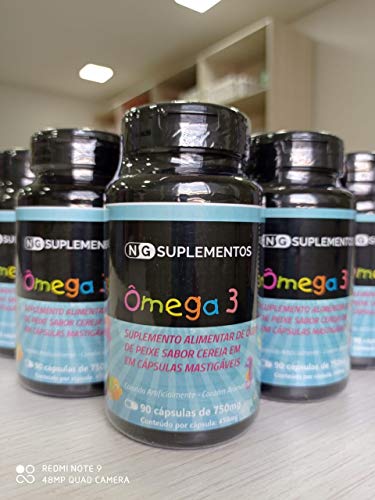 Ômega 3 para Crianças Mastigável Sabor Cereja