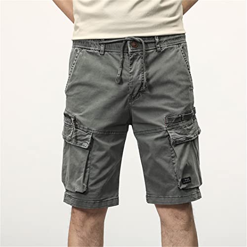 Short cargo d'entraînement coupe ample homme grande taille gris taille 40 - 3