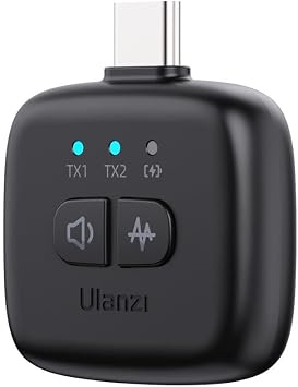 Ulanzi A30 Tiny 2 Kişilik Mikrofon Seti - Siyah