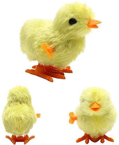 AYRA CRAFTS 2PCS Present Wind-Up Jumping Plush Cute Small Chicken Toy for Kids, Party Favor Gag Toy Baby Bird Yellow Chick Decoration (B0D4DZQCB4) Amazon Price History, Amazon Price Tracker