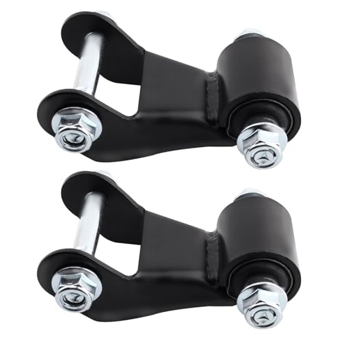 Set of 2 Rear Leaf Spring Shackle Kit Compatible with 1999-2013 Silverado 1500 2500 Avalanche 2500 Suburban 2500 Sierra 1500 2500 Yukon XL 2500 Replaces 722-029 22820716 25812937