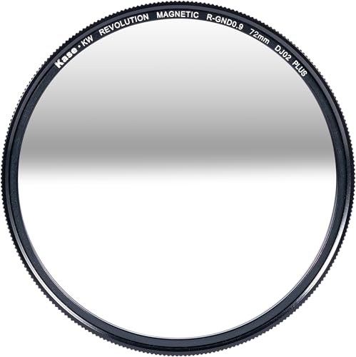 Filtre magnétique Kase GND0.9 ND8 de 72 mm en verre optique premium à faible réflexion