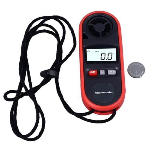 Telituny Digitaler Anemometer Handheld, WT816A Präzises Windmesser mit Temperaturmessung, 0-65mph/0-30m/s, IP67 Wasserdicht, Beaufort-Skala, für HVAC, Drohnenflug, Segeln Telituny Digitaler Anemometer Handheld, WT816A Präzises Windmesser mit Temperaturmessung, 0-65mph/0-30m/s, IP67 Wasserdicht, Beaufort-Skala, für HVAC, Drohnenflug, Segeln