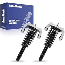 AutoShack Front Complete Strut & Coil Spring Assemblies and Control Arm - Driver and Passenger Side for Chrysler & Dodge, Sebring 1999-2006 Stratus 1999-2006, FWD L4 2.0L 2.4L V6 2.5L 2.7L 3.0L