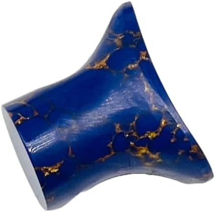Uni Craft Lapis Lazuli Crystal Handmade Body Piercing Labret Plug, 2mm - 30mm Sizes