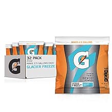 Gatorade Instant Powder, Glacier Freeze, 21 Ounce Pack of 32