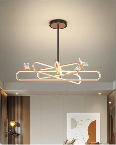 Plafonnier LED moderne lustre suspendu chambre salon intensité variable