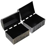 Accessoire photo : avec couvercle et loquet de verrouillage, pour maintenir vos collections en toute sécurité, toutes semblent vieillies de manière appropriée, coffre au trésor