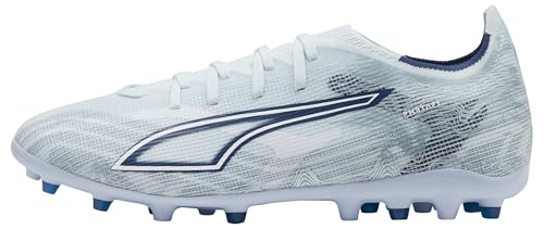 PUMA Ultra 6 Match MG - Tenis de fútbol Unisex, Color Azul, Blanco y Azul, Talla 11 de Reino Unido, Icy Blue Puma White Blue Jewel, 46 EU