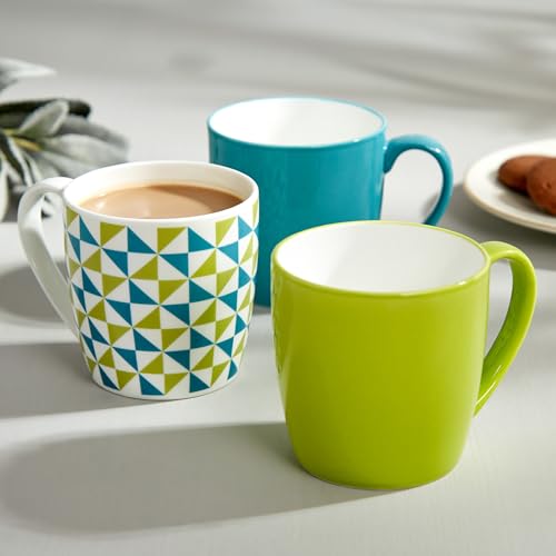 Image of Home Centre Heva Bone China Printed Mug - 240ml