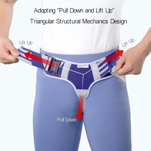Faja lumbar izquierda para hernia para hombre, ajustable, talla S miniatura 2