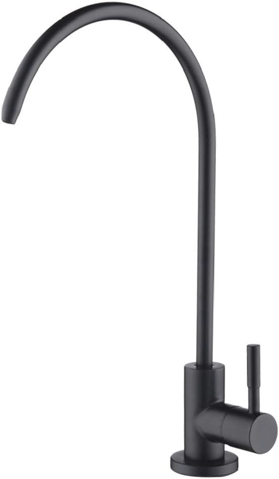 Drinking Water Faucet Matte Black, Kitchen Water Purifier Faucet for Non-Air Gap Reverse Osmosis Water Filtration System