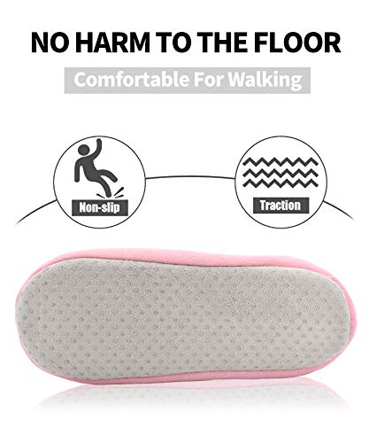Image of Panda Bros Women's Ballerina House Slippers,Anti-Skid Comfy Warm Ballet Style Slippers