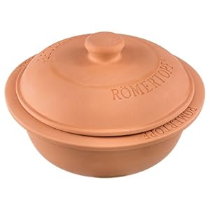 Römertopf Brotbacktopf Maxi aus Naturton