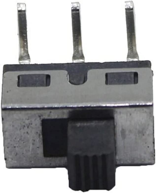 Interrupteur à bascule SS12D11 1P2T à angle droit pour circuits imprimés