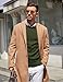COOFANDY Mens Sweater Pullovers Lightweight Dress Sweater Fashion Winter Sweaters Dark Army Green