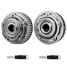 Intake & Exhaust Engine Timing Camshaft Cam Gear VVT Sprocket Position Actuator Compatible with Chevrolet Aveo Trax Cruze Sonic Pontiac G3 Saturn Astra 4Cyl 1.6L 1.8L Replace No. 55568386 55567048