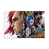 GOMFQUMVY Arcane Poster Anime Comics Tv Series Manga 